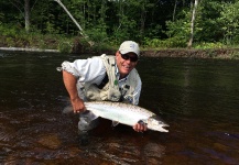 Fly-fishing Picture of Atlantic salmon shared by Robert  Chiasson – Fly dreamers