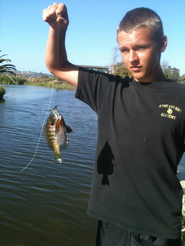 one of my buddies I got into fly fishing at military school