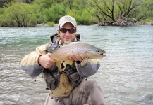 Mariano Ferrara 's Fly-fishing Catch of a Brown trout – Fly dreamers 