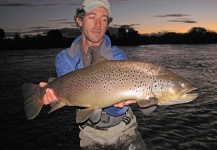 Alexander Trochine 's Fly-fishing Picture of a Brown trout – Fly dreamers 