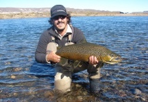  Foto de Pesca con Mosca de Trucha marrón compartida por Segundo Beccar Varela – Fly dreamers