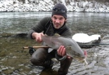 Christof Menz 's Fly-fishing Picture of a Taimen – Fly dreamers 