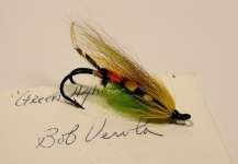 Hairwing Green Highlander tied by Bob Veverka - Fly dreamers