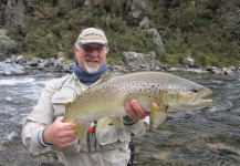 John Roberts 's Fly-fishing Catch of a Brown trout – Fly dreamers 