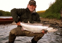 Fly-fishing Picture of Atlantic salmon shared by Jorge Trucco – Fly dreamers