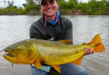 Whitney McDowell 's Fly-fishing Catch of a Golden Dorado – Fly dreamers 