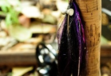 Streamer para Tigerfish Negro y Violeta - Fly dreamers