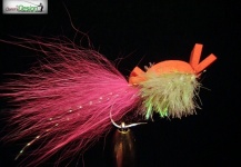 Greenland Red Arctic Char Foam Fly - Fly dreamers