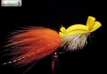 Greenland Yellow size 6. Char foam fly - Fly dreamers
