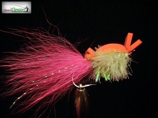 Greenland Red size 6. Char foam fly. 