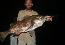  Foto de Pesca con Mosca de Corvina Negra por Jim Misiura – Fly dreamers 