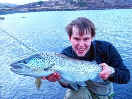 Some happy days. Sea run brown trout fly fishing in Iceland