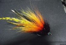 Mosca de Muskie Amarilla/Naranja/Negra - Fly dreamers