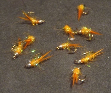 Jan 6.The searun arctic char is often tricked with these nymphs.