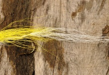 White & Yellow Bucktail - Fly Tying - Fly dreamers