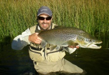 Gamba Martinez 's Fly-fishing Photo of a Brown trout – Fly dreamers 