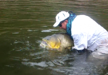 Diego Aguirre 's Fly-fishing Picture of a Golden Dorado – Fly dreamers 