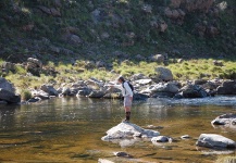  Situación de Pesca con Mosca de Trucha arcoiris – Por Martin Tagliabue en Fly dreamers