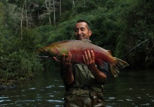 Mauricio Valenzuela 's Fly-fishing Catch of a King salmon – Fly dreamers 