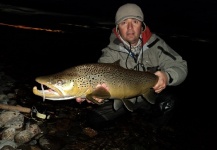 Oscar Guevea 's Fly-fishing Picture of a Brown trout – Fly dreamers 