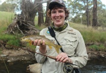 Ben Hohnke 's Fly-fishing Image of a Brown trout – Fly dreamers 