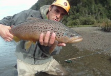 Alex Habibeh 's Fly-fishing Catch of a Brown trout – Fly dreamers 