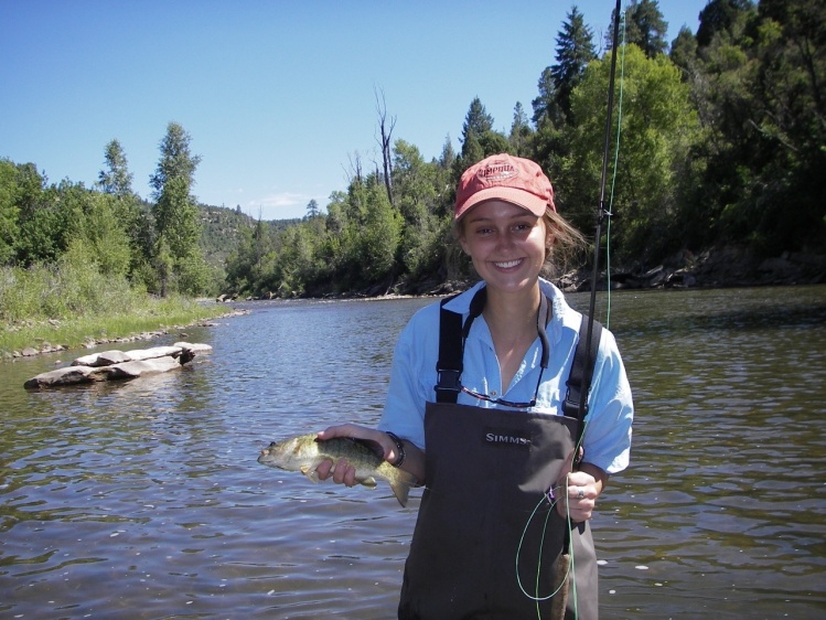 Dolores River of Sorrow Small in amongst the Trout 