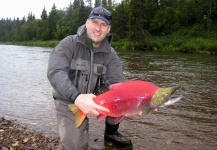 Brian Michelotti Kirk Hoover 's Fly-fishing Catch of a Sockeye salmon – Fly dreamers 