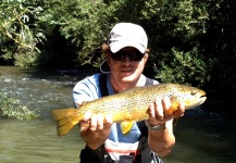  Foto de Pesca con Mosca de Trucha marrón compartida por Massimo Sodi – Fly dreamers