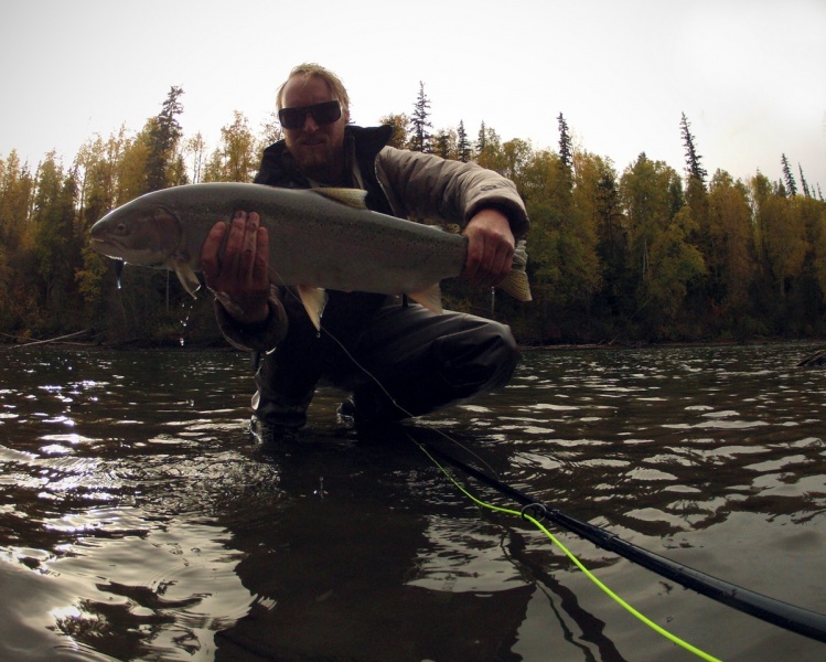 when this fish hit my fly it took it so hard my line Burnt my finger. very fun fish