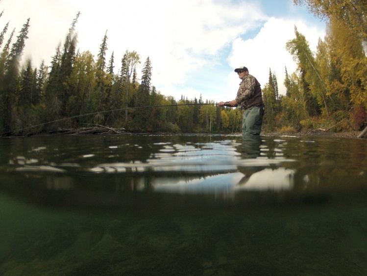 This was my friend Ben Leunard's first trip. he dropped in on a spey rod kit and did quite well.