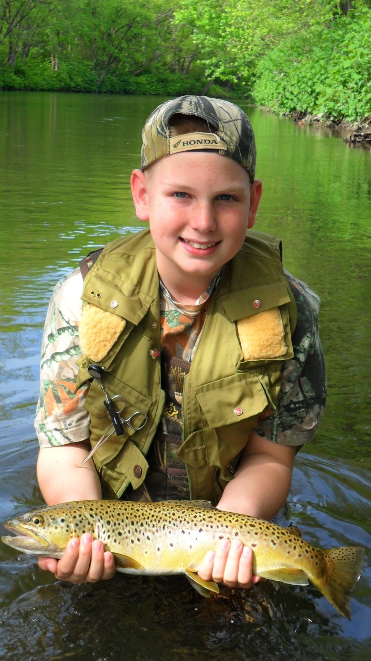 Here  is a happy fisherman. Great day for all!