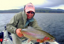 Gary Lyttle 's Fly-fishing Picture of a Rainbow trout – Fly dreamers 