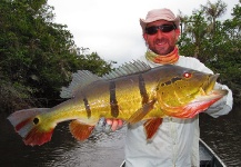 Cristian Mammi 's Fly-fishing Picture of a Peacock Bass – Fly dreamers 