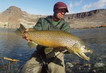 Rodrigo Amadeo 's Fly-fishing Image of a Brown trout – Fly dreamers 