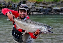Ives Barrientos 's Fly-fishing Pic of a King salmon – Fly dreamers 