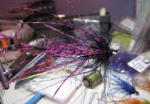 Fly-tying for Rainbow trout - Pic by Oscar Guevea 