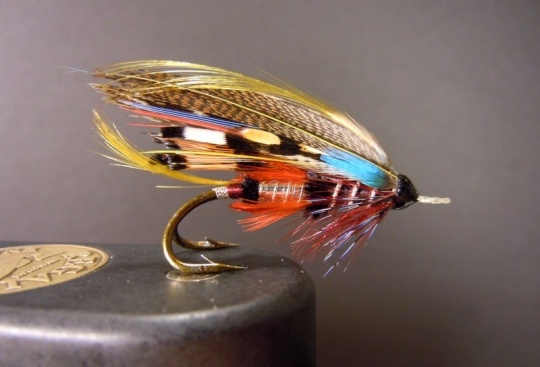 Tying Hembrebamsen. A stunning Salmon Fly that works! *ENGLISH* 