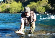  Captura de Pesca con Mosca de Trucha arcoiris por Lucas Parra | Fly dreamers