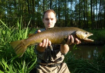 Mikołaj Martyński 's Fly-fishing Photo of a Brown trout – Fly dreamers 