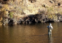  Trucha arcoiris – Genial Situación de Pesca con Mosca – Por Hernán Esporas