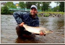 Fly-fishing Pic of Atlantic salmon shared by Martin Arcand – Fly dreamers 