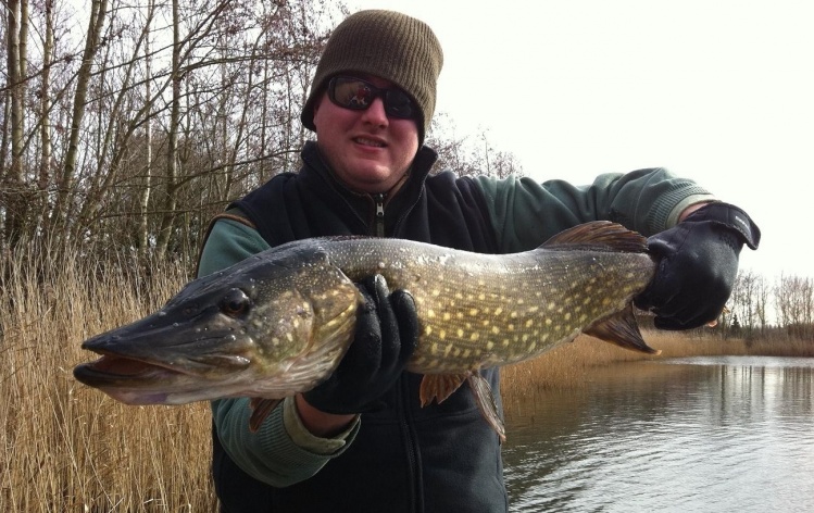 Pike fly fishing