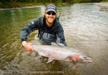  Fotografía de Pesca con Mosca de Steelhead compartida por Luke Saffarek – Fly dreamers