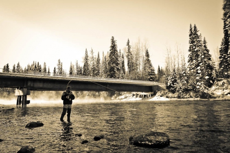 Fly fishing in British Columbia