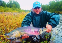 Billy Hendricks 's Fly-fishing Catch of a Chum salmon – Fly dreamers 
