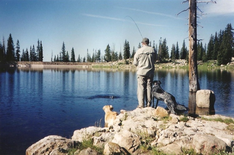 Weir Lake in the High Uinta Mountains.