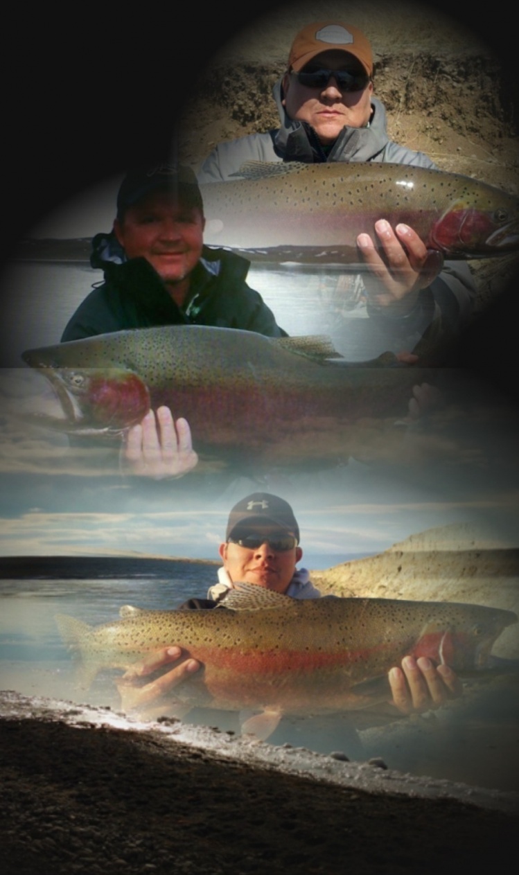 A compliation photo of fishing caught on the Blackfeet Indian Reservation throughout the last four years.