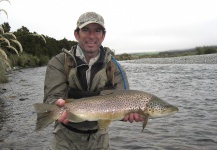 Fly-fishing Pic of Brown trout shared by Jim Miller – Fly dreamers 