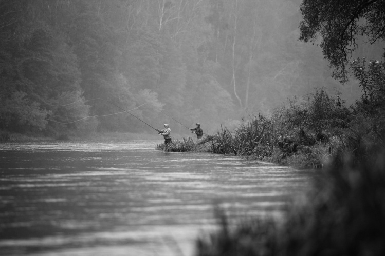 fly fishing atlantic salmon in Lithuania